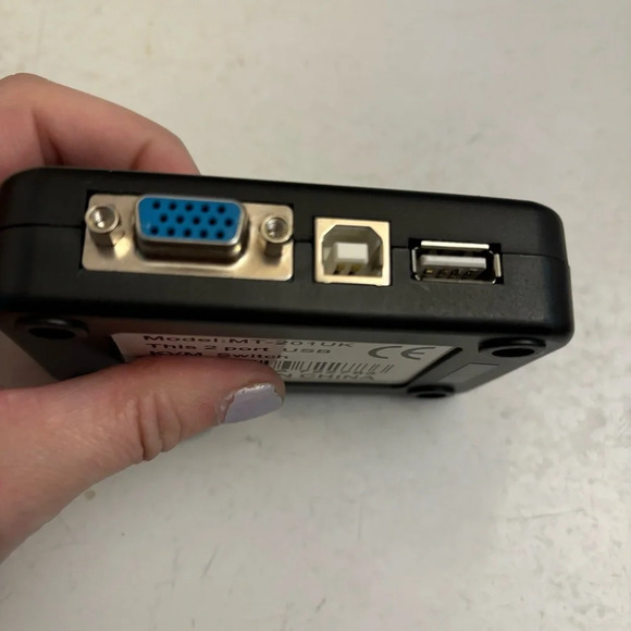 KVM Switch USB 2.0 Model MT-201UK 2 port console with  1.5 metre cable - Picture 5 of 13